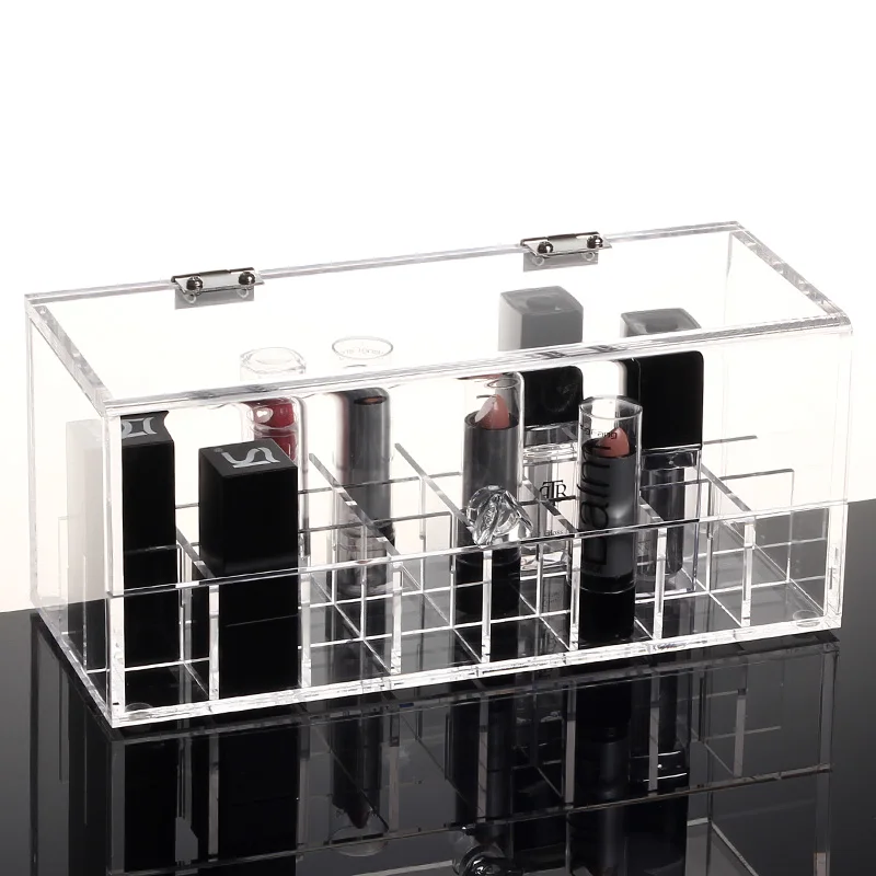 Boîte De Rangement Vide à 20 Emplacements Pour Forets à Ongles En Acrylique Transparent - Boîte De Présentation Pour Fraiseuse - Accessoires - Petites Boîtes De Rangement