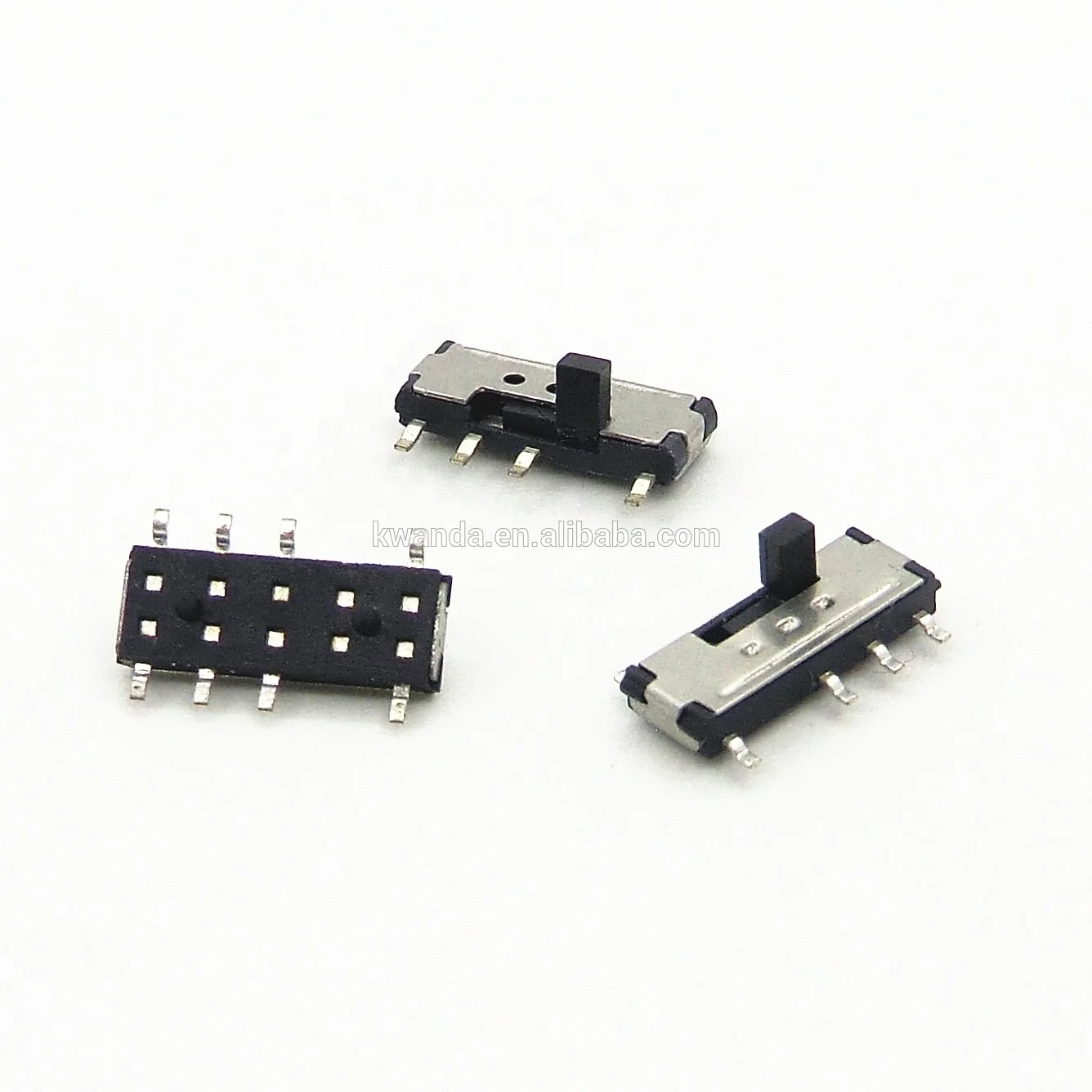 20 Stücke 3 Position 8 Pin DPDT Horizontal Mini SMD SMT Schiebeschalter 10x3mm 