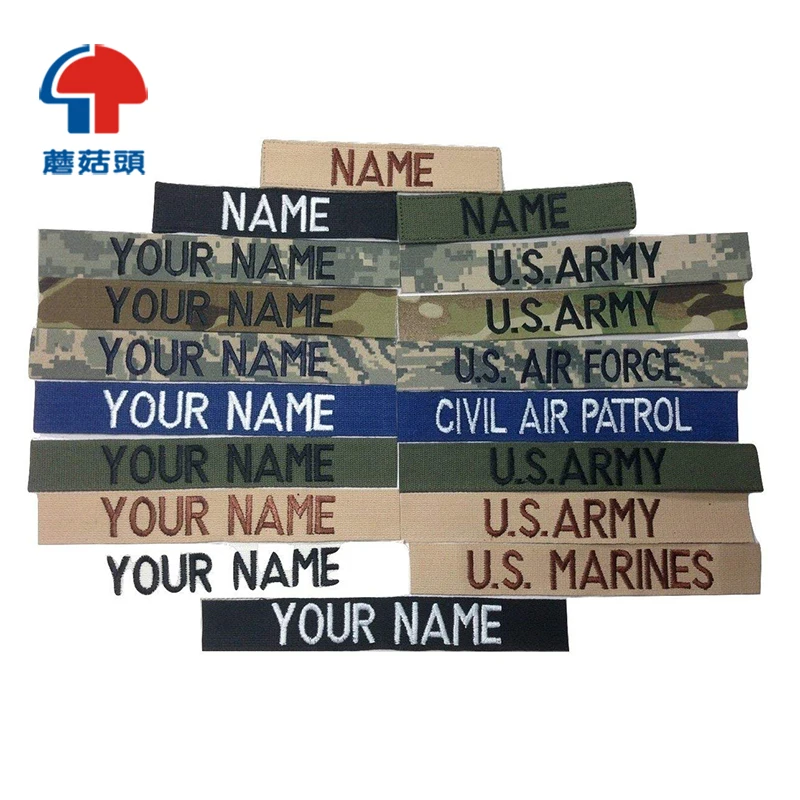 custom army name tapes