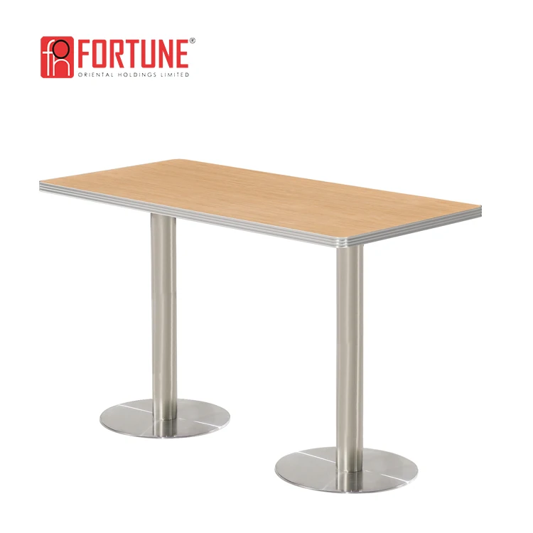 standing table for fast food plastic