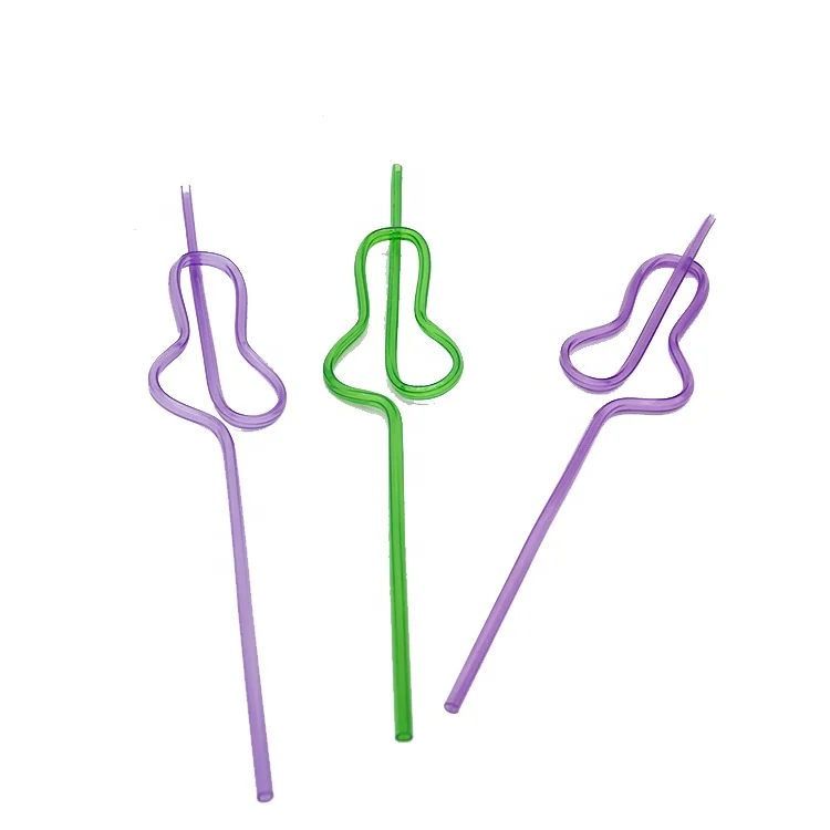 Bpa and PFOA Free Colorful Crazy Straws Silly Loop Straws for Kids