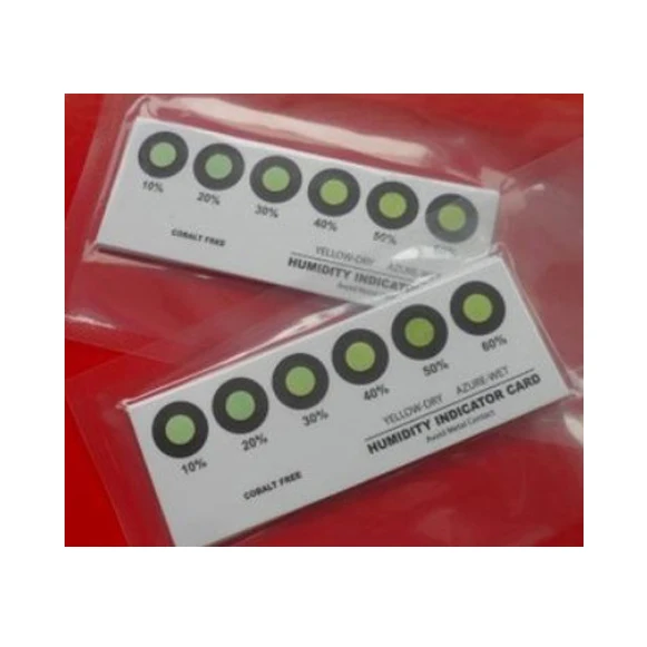 Humidity indicator 6-point 10 - 60% RH, 10 pieces