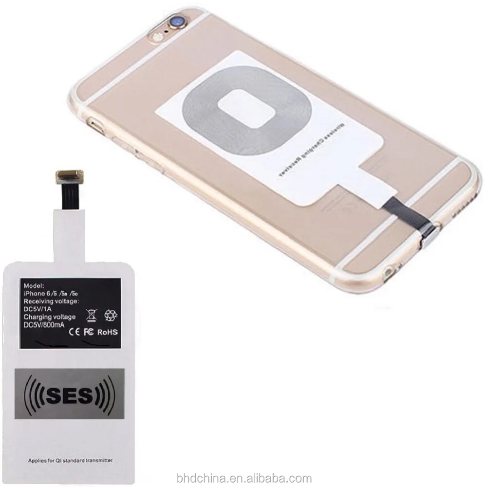 Coque Sans Fil Wireless Recepteur Chargeur Batterie Qi pour  iPHONE 5/5S PAD USB