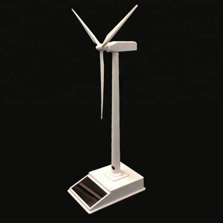 1pc Windmills Model Plastic Wind Turbine Model Ornament Windmill Model for Girls