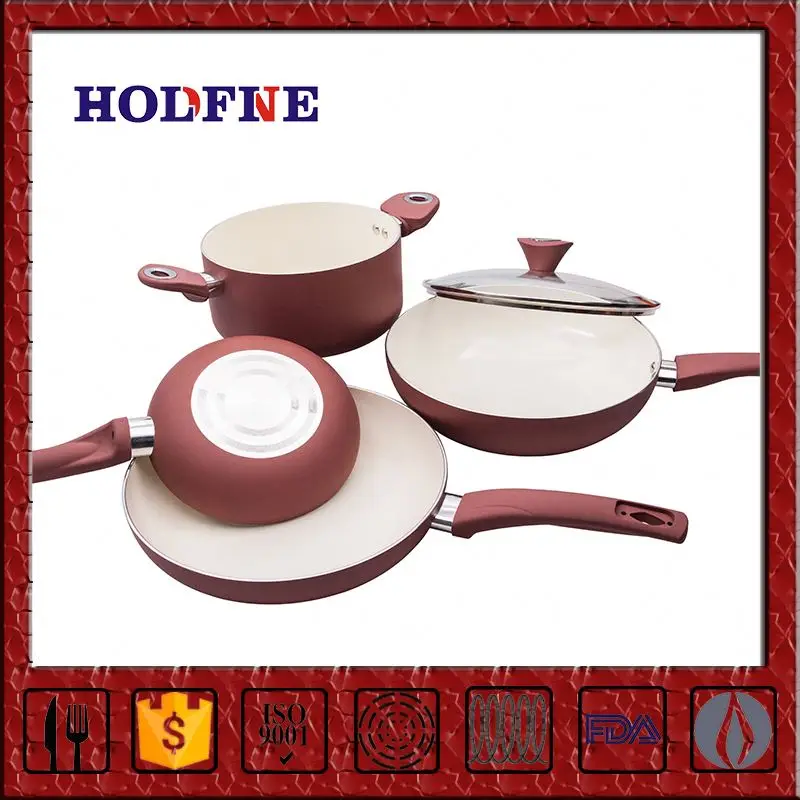 Home Kitchen Cooking Modern Design Nonstick CookWare Set Ilag Ceramic Cookware Set