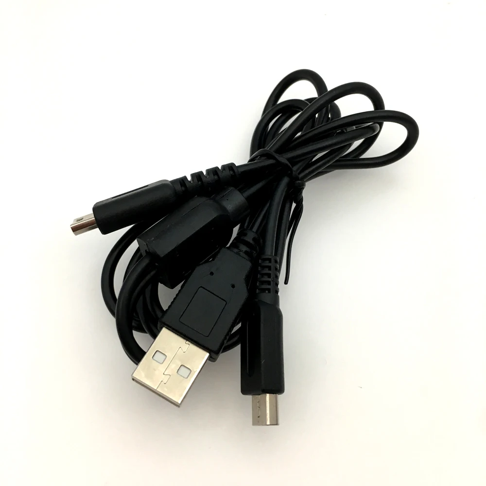 Nintendo DSL DS Lite 3DS DSi LL XL 2 in 1 USB Charger Power Cable