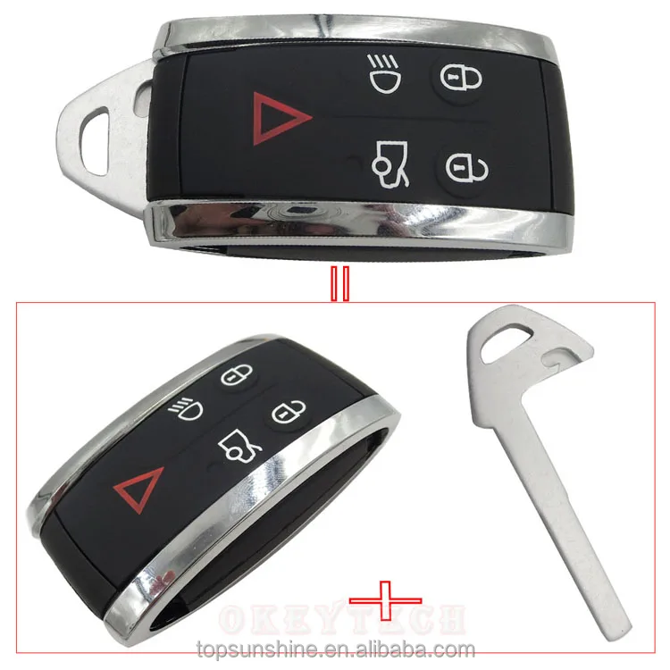 thumbnail image 2 of 2009-2012 JAGUAR XF Smart Key Remote Case Shell Spring Rebuild Refresh Kit OEM 2 of 12