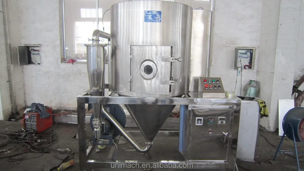 
 Центробежная распылительная сушилка-это фармацевтические машины, которые используют центробежный распылитель для сушки некоторых жидких материалов  