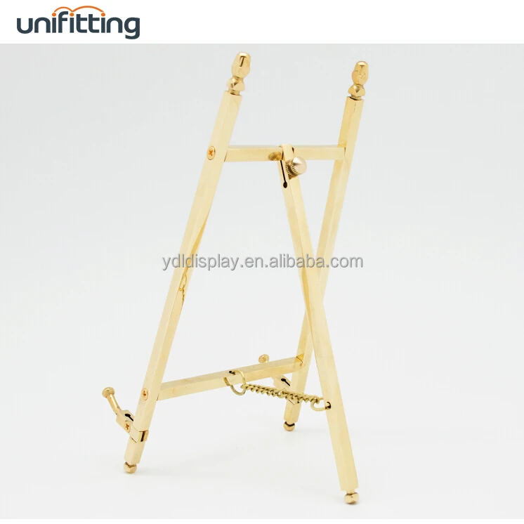 Solid Brass MINI Display Table Top Easel FS04-200-PM