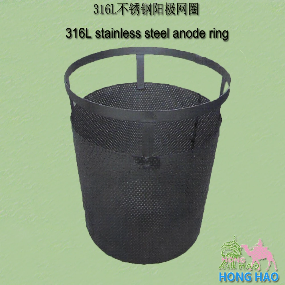 Supply titanium anodized titanium anode blue titanium connecting bags