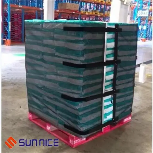 Heavy Duty Stretch Film Alternative Weather Resistant Mesh Reusable Pallet Wrap Cover for Stabilize and Secure Your Goods