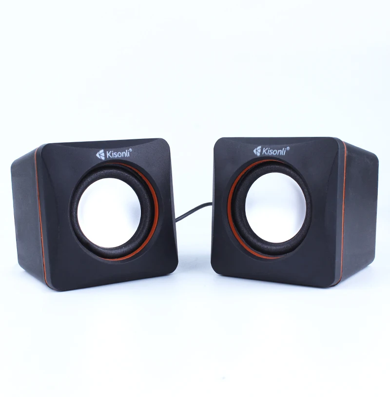 Kisonli V400 Speaker Creative Mini Wired Portable Usb Computer Speaker
