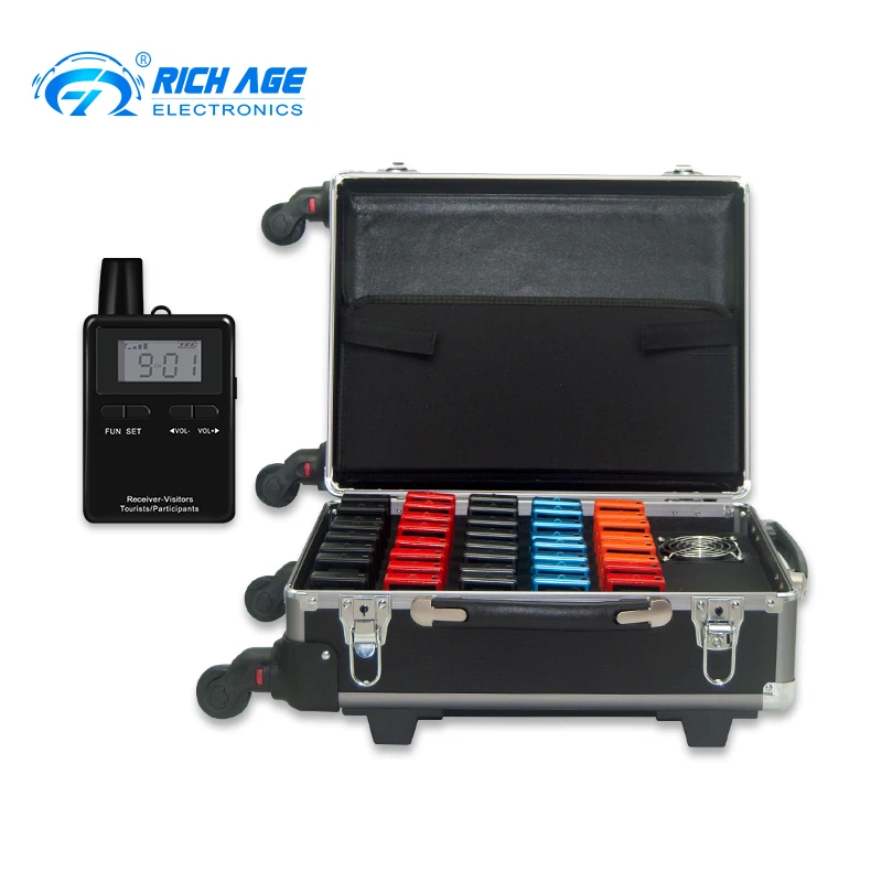 Wireless Tour Guide System for Conference Meeting Mini Audio Guide Equipment for Museum Visiting
