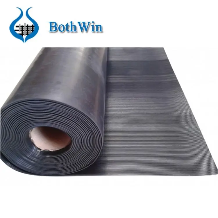 Alfombrilla De Goma Acanalada Antideslizante - 3mm De Grosor, Rollo Para Múltiples Usos