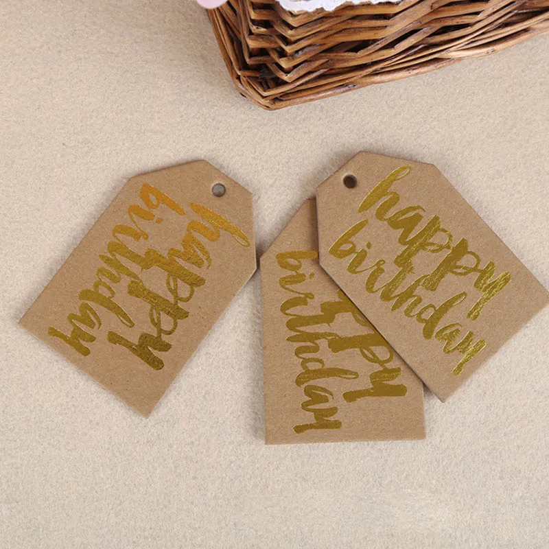Details about   Blank Kraft Paper Hang Tags Wedding Party Favor Label Price Gift Cards R 