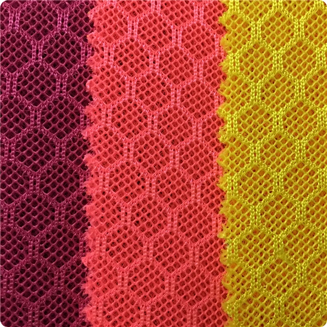 100% Polyester Honeycomb 3D Air Black Mesh Fabric Knitted Warp for Mattress Car Sofa Bag Other Uses