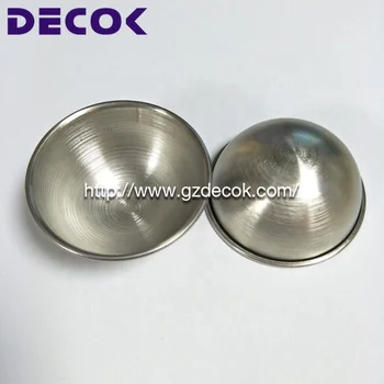 Hot Selling 55mm 70mm 75mm 80mm Stainless Steel Bath Bomb Mold