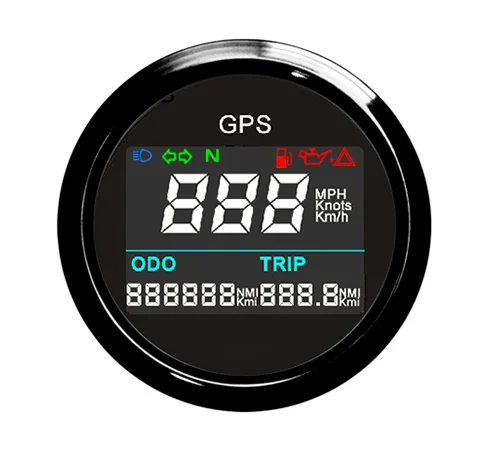 52mm Lcd Digital Gps Speedometer Motorcycle Speedometer Buy Digital Gps Speedometer Motorcycle Speedometer Speedometer Motorcycle Product On Alibaba Com