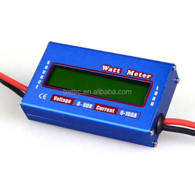 
 Постоянного тока с ЖК-дисплеем 60V/ 100A RC вертолет батарея мощность Анализатор Ватт метр Баланс Напряжение лодка  