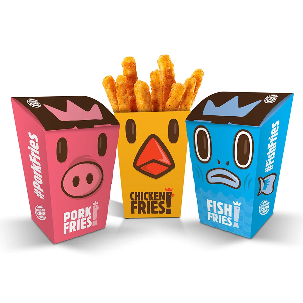 Paper Food Packaging Box - Printed French Fries Box Manufacturer from New  Delhi