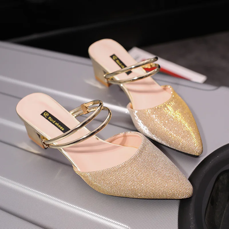 Zapatillas De Tacón Alto Elegantes Para Mujer,Sandalias De Tacón Grueso -  Buy Sandalias De Tacón Grueso,Zapatillas De Tacón Alto,Zapatillas De Tacón  Alto Para Mujer Product on Alibaba.com
