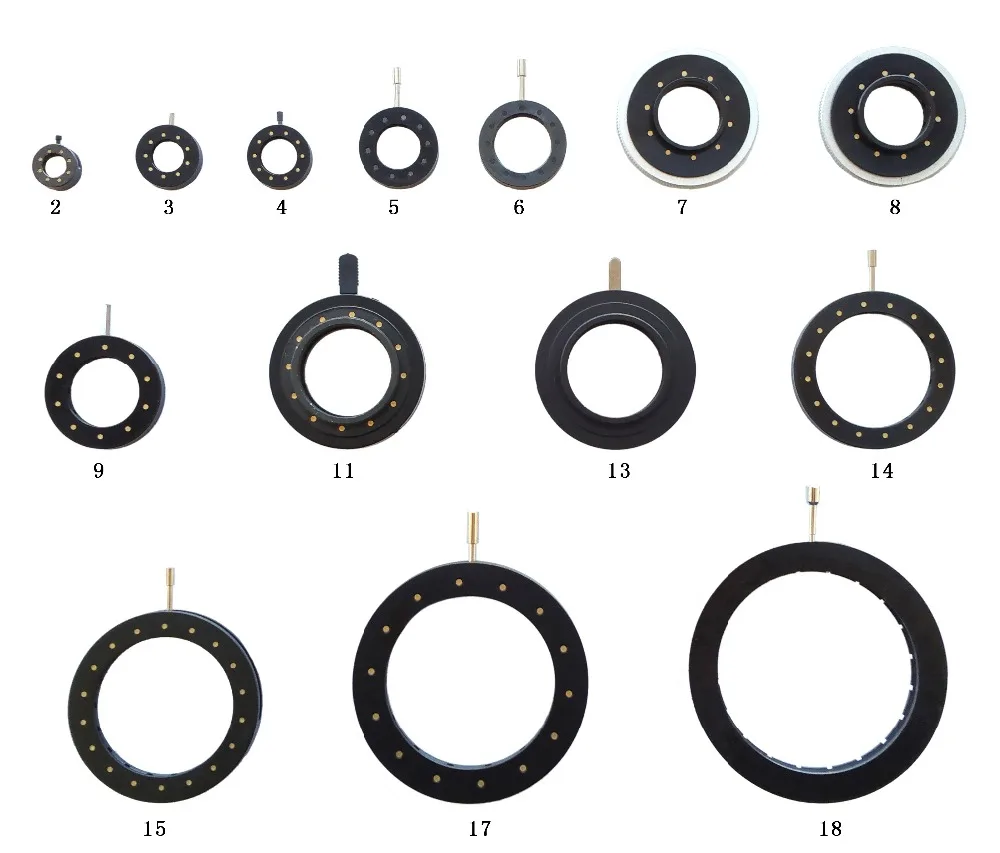 Диафрагма радужной оболочки микроскопа с регулируемой диафрагмой