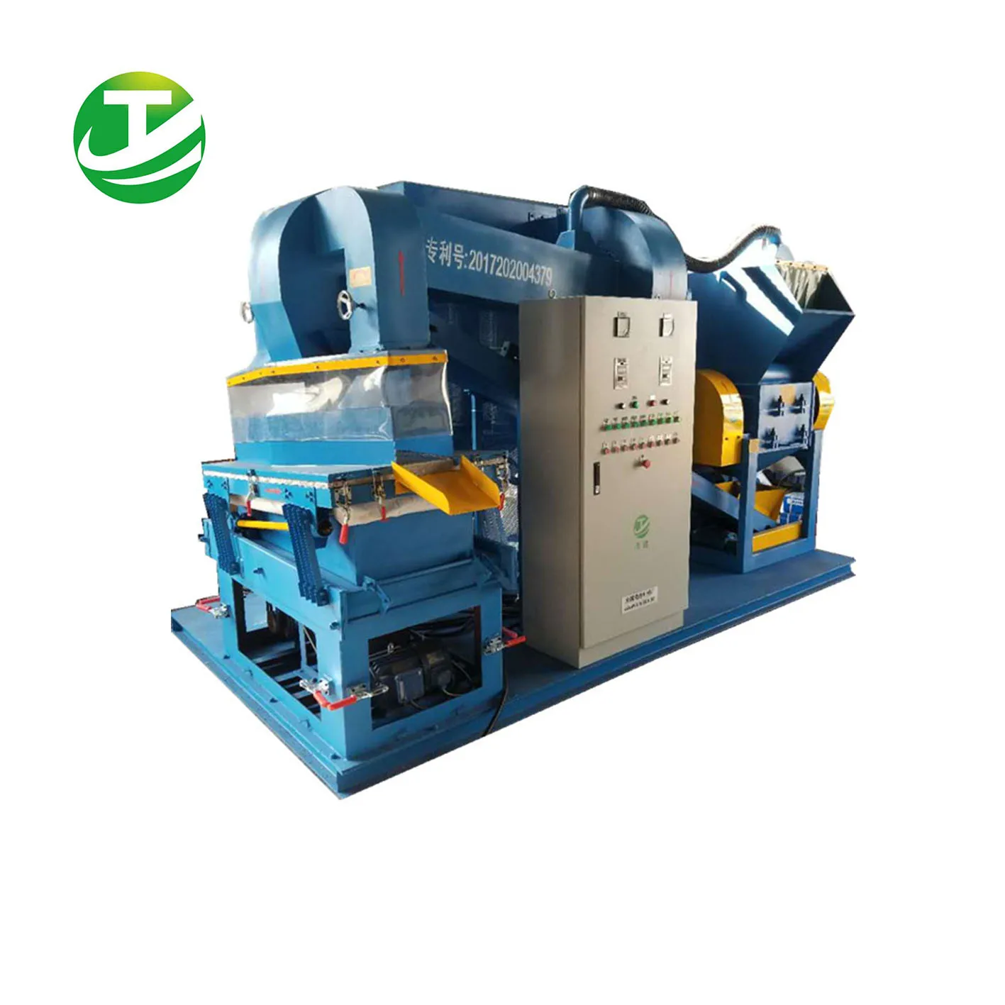 High capacity of scrap copper wire granulator machine for sale copper and plastic recycling granulating