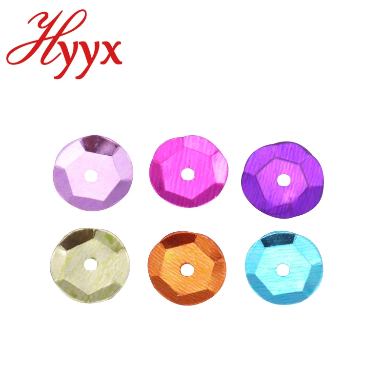 HYYX 2 мм 3 мм 4 мм 5 мм 6 мм 8 мм 10 мм 12 мм 15 мм плоские круглые лазерные блестки 8 мм