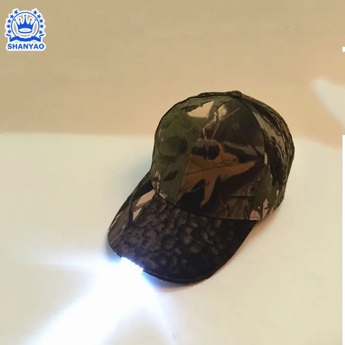 Best Quality Custom Logo LED Cap LED Baseball caps For Outsports at Night