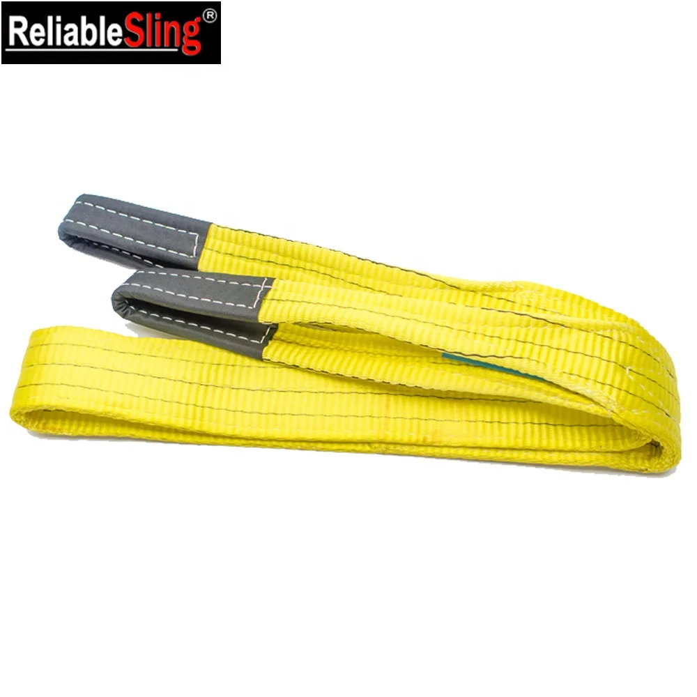 Heavy Duty Cargo Sling 2 Tonne 1M Strong Lifting Crane Strap Chemical Resistant 