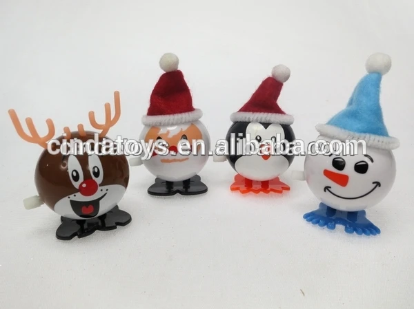 Забавный пластиковые прыжки игрушки рождество дешевые ветра