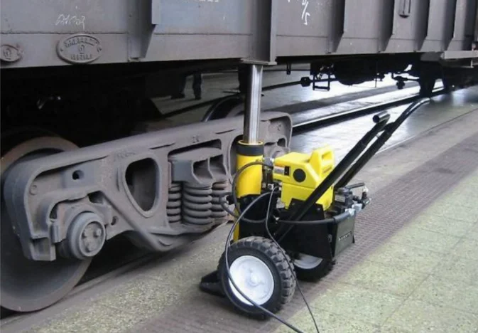 
 50 100 150 200ton  Train use mobile  hydraulic Lifting Jack  
