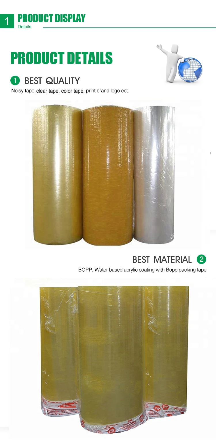 Best Price Jumbo Roll Raw Material for Packing Tape In Stock