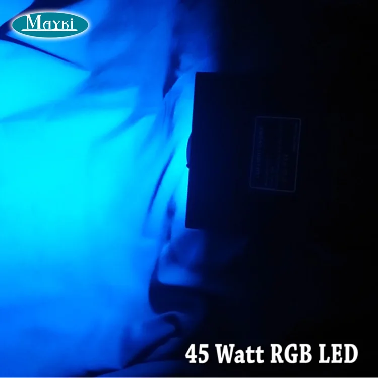 DMX 45W RGB Color LED Fiber Optic Light Source Laser logo in Light Box