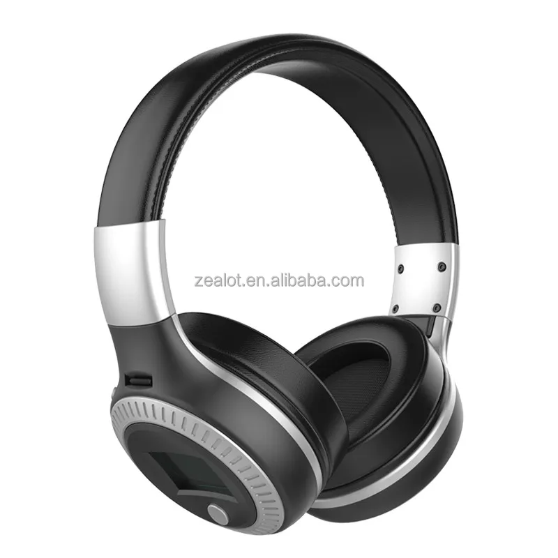Zealot SD Player Wireless Music Bluetooth Headphones With Microphone Memory Card and FM Radio