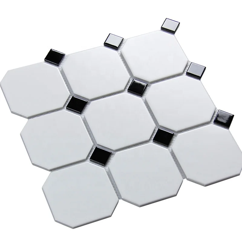 八角形モザイク装飾品 八角形モザイク装飾品 公式】 Bianco Carrara Collection Z