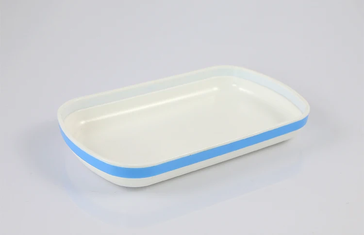 FS Inflight Blue Reusable Tableware Plastic Airline Meal Set