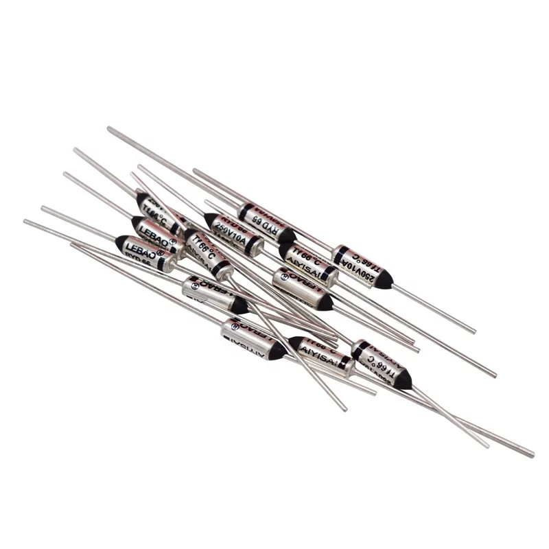 QUARKZMAN 10 Fusibili Termici RY195 195°C 10A 250V - Protezione Termica Per Motori E Trasformatori