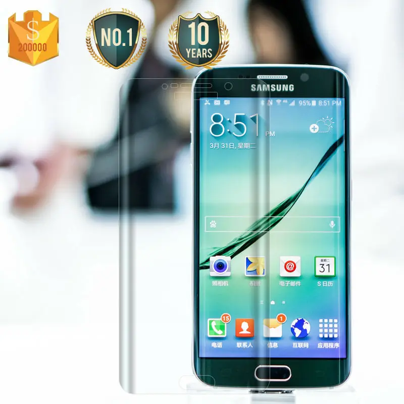 New Products !! Ultra Thin 0.26mm 2.5D 9H Hardness Tempered Glass Screen Protector for Samsung galaxy S6 Edge / Plus