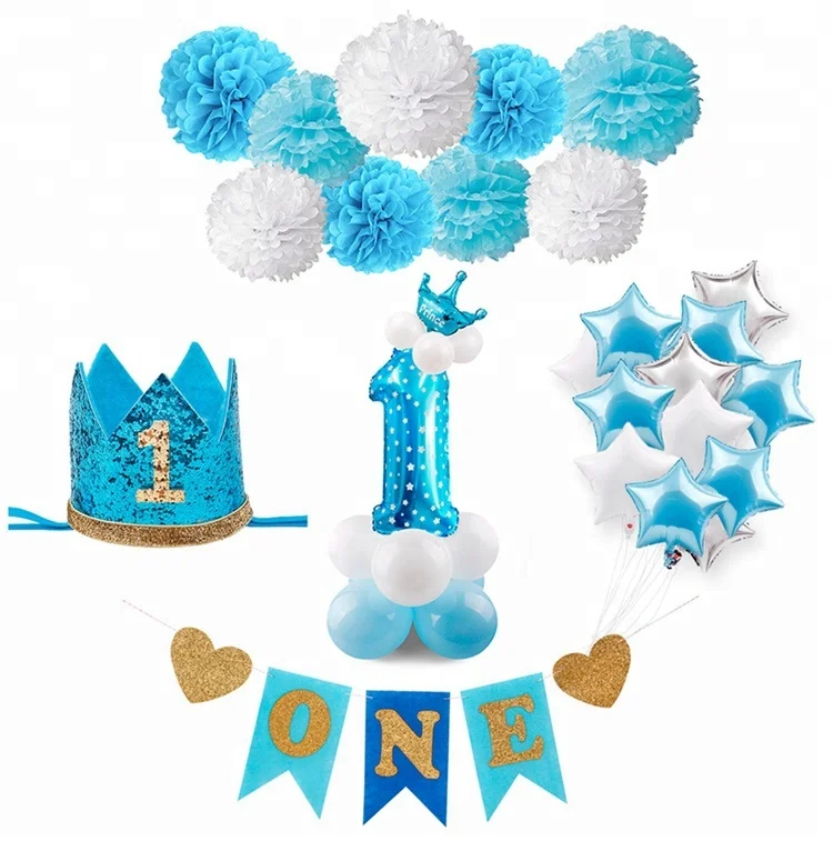 Baby Shower Decorations For Boy Blue Color Banner Balloon Paper Flowers Ball Baby Shower Favors Supplies Buy Baby Shower Favors Supplies Blue Color Banner Balloon Paper Flowers Ball Baby Shower Decorations For Boy