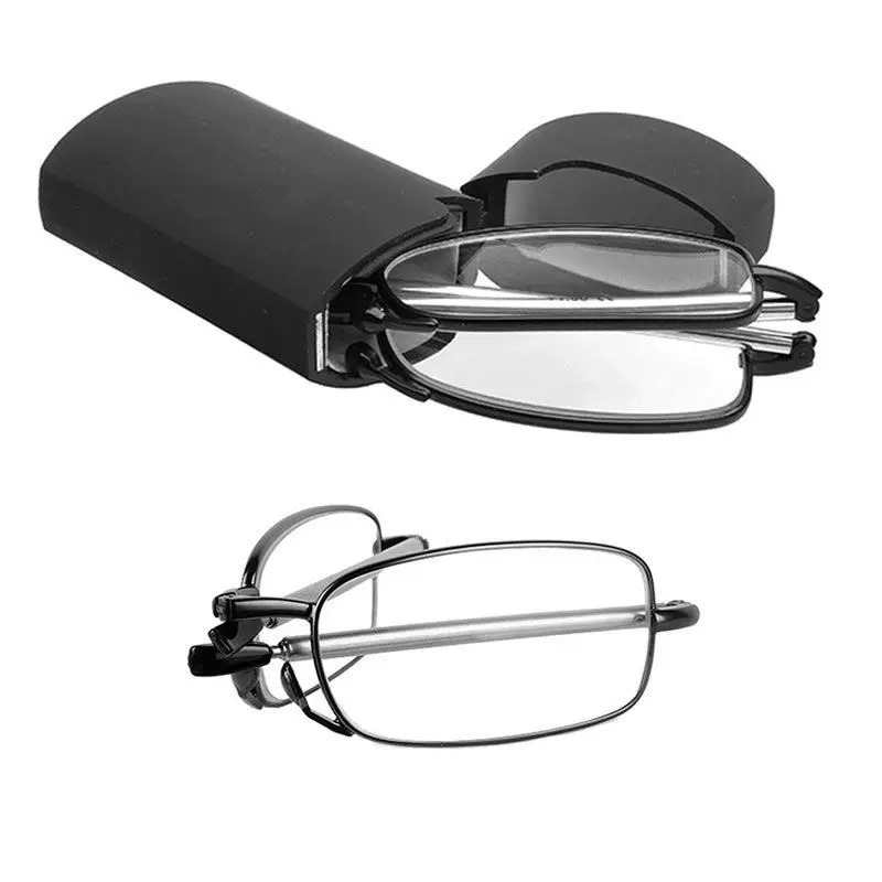 2,0 1,0 3,0 2,5 Portable moda occhiali da lettura pieghevoli di rotazione degli occhiali con il caso di trasporto 3,5 Confezione da 2 colori casuali 1,5 
