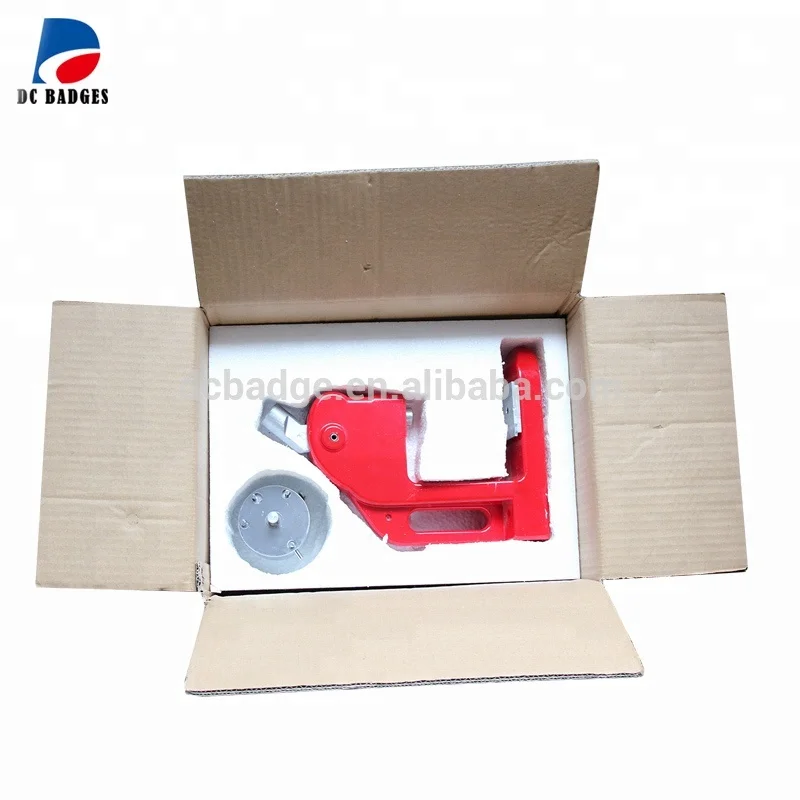 High Quality Manual Button Maker Interchangeable Mold Badge Making Machine