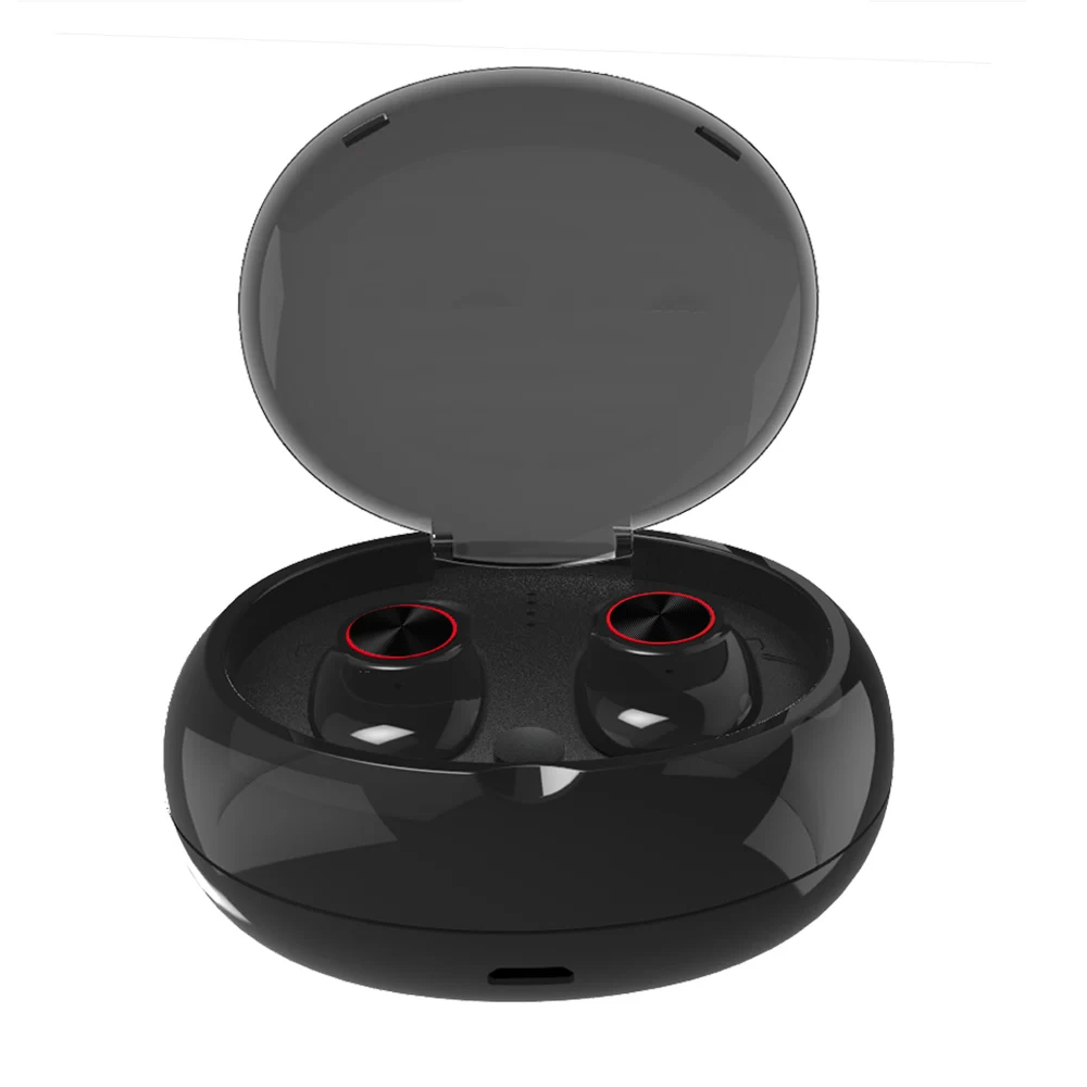 V5 Bluetooth Earphone with Charging Case Noise Cancelling Earbuds Sports Earphone Wireless Earphone for Running