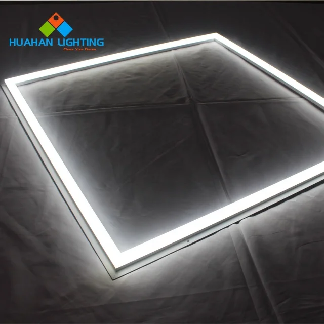Customize Ceiling Recessed Backlit Frame 603X603 603X1213 2X2 40 Watt 42W 60W Aluminum Led Panel Light for 60X60 Led Panel Light