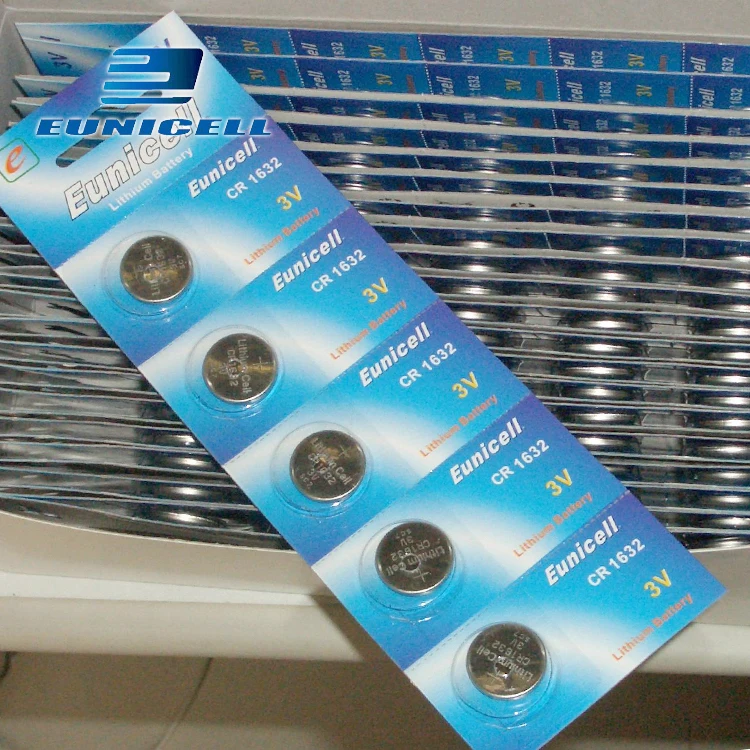 Cr2032 3v Lithium Soldering Battery Cr2032 Button Battery With Tabs