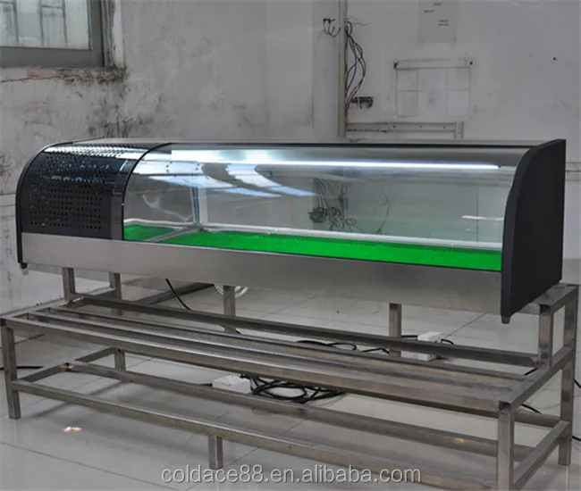 1500MM Sushi showcase Refrigerated Sashimi Display Cabinet