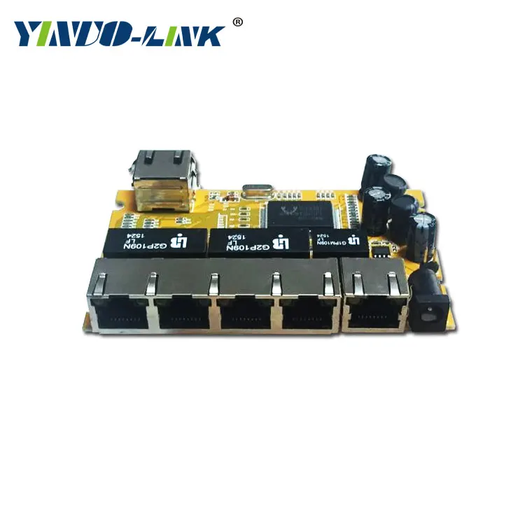 RTL8367 6 порт Gigabit Ethernet-коммутатор Поддержка модуля (разработанно специально для заказчика)/поо (производство оригинального