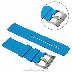 12mm,14mm,16mm,18mm,20mm,22mm Custom Color Soft Quickly Release Silicone Strap for Smart Sport Watch
