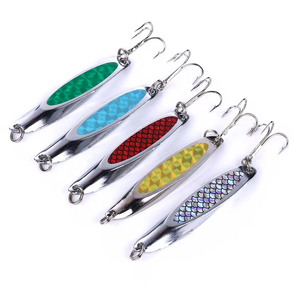 1-piece Casting Spoon Lures 21g Saltwater Fishing Lure Trout Spoon