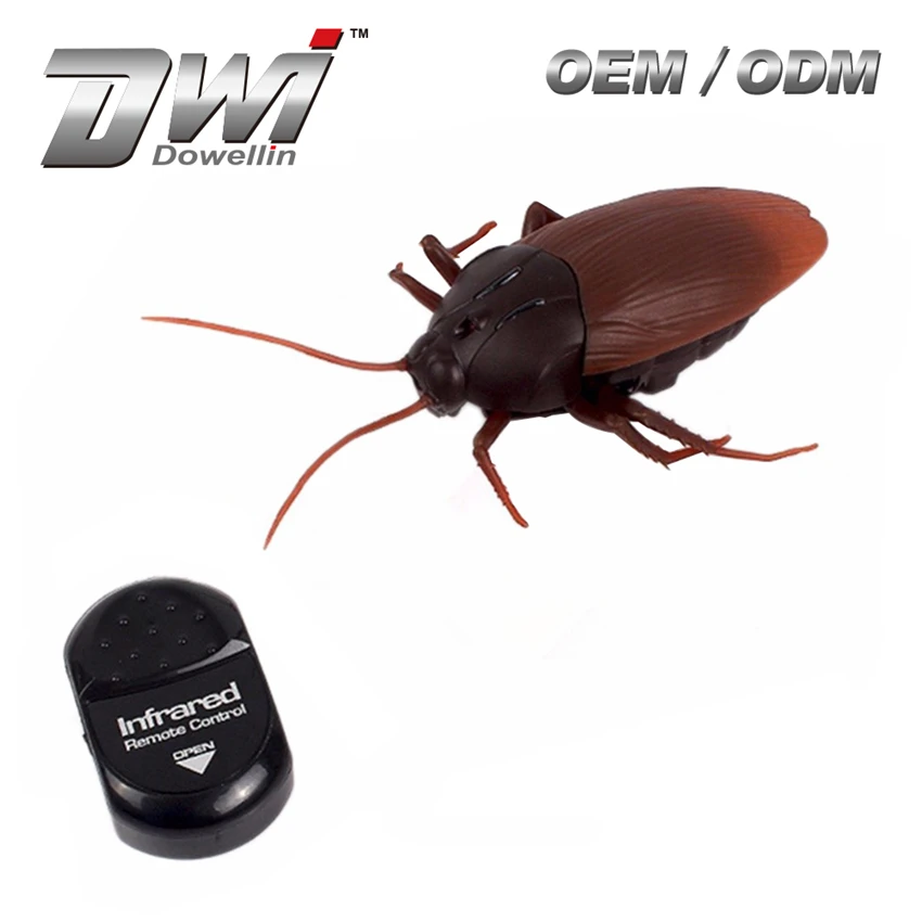 Remote Cockroach RC Cockroach DWI 9916 Mock Prank Insects RC Animal Electronic Toy Cockroach Toy
